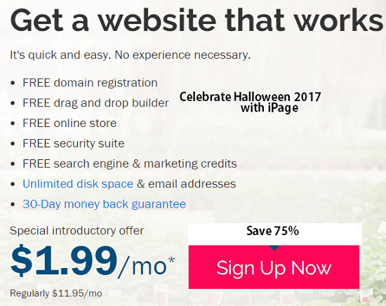 halloween offer hosting 2017