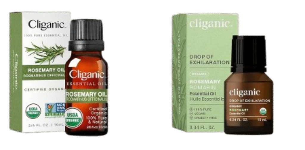 Cliganic Organic Rosemary Essential Oil, rosemary oil for hair growth,natural aromatherapy oils